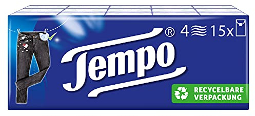 Tempo Mouchoirs classiques, 4 couches en papier de qualité éprouvée