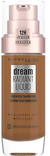 Gemey Maybelline, Dream Satin, Fondotinta liquido, 68 Golden Caramel/Caramel Ambré