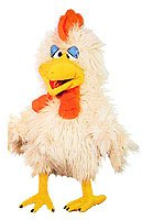 Handpuppe Heini der Hahn,