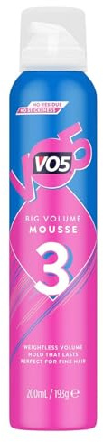 VO5 Plump It Up Weightless Mousse, 200ml