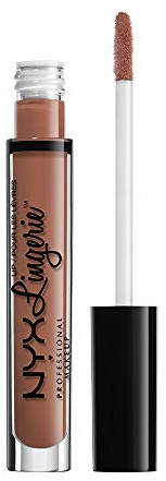 NYX Professional Makeup Lip Lingerie Liquid Lipstick, Cremig-mattes Finish, Langanhaltend, Vegane Formel, Farbton: Bedtime Flirt