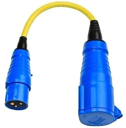 Victron Energy Adapter Cord 16A to 32A/250V-CEE Plug 16A/CEE Coupling 32A