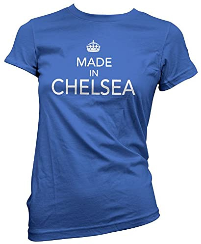 Made in Chelsea Womens Blue T-Shirt Women's T-Shirt - 10