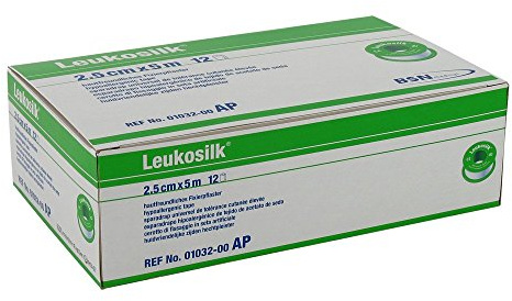 LEUKOSILK 2,5 cmx5 m 12 St