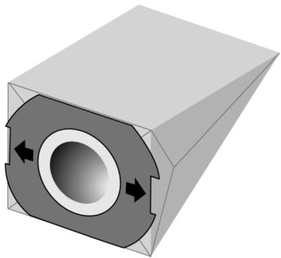 10 Staubsaugerbeutel für Omega Contur 1400 von Staubbeutel-Profi®
