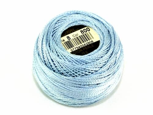 DMC Filo di cotone perlato, misura 8 800, gomitolo da 10 g