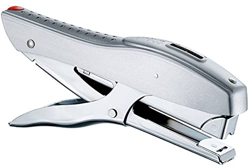 Maped - ergonomsicher Ganzmetall-Hefter, Heftzange EXPERT XL - für bis zu 45 Blätter - Frontlader: für einfaches Nachfüllen der Heftklammern - integrierter Heftklammerentferner