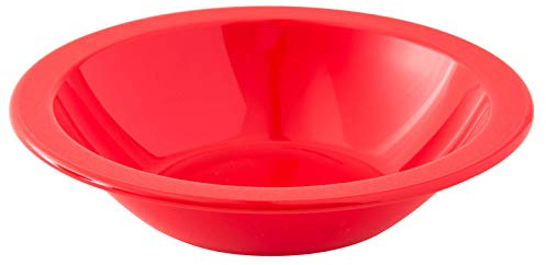 Harfield Red Bowls Set of 4 400ml Reusable Virtually Unbreakable BPA Free Copolyester