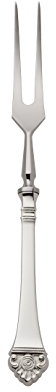 Robbe & Berking Tenedor para trinchar Rosenmuster (Chapado Macizo en Plata con 150 g)