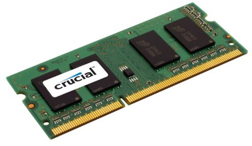 Crucial 4GB DDR3 PC3-10600 SODIMM 204 Pin Memory Module