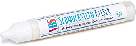 CREARTEC Schmucksteinkleber, 40g Pen, Durchsichtig, Wasserfest, Flüssig, Kleber