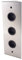 Thebo Eck-Steckdosenelement 3-fach, Edelstahl, 3-Fach, 115 mm