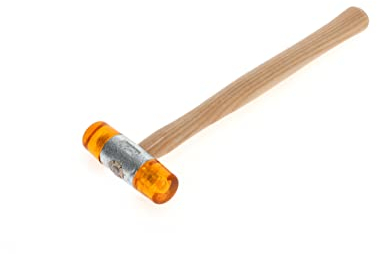 GEDORE 8821350 Plastikhammer, Ø 27 mm, Auswechselbare Köpfe aus Cellulose-Acetat, Robuster Stiel aus Esche