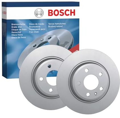 Bosch BD1249 Dischi freno, Certificato ECE-R90, 1 set di 2 dischi