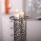 IMPOSANTER Design KERZENLEUCHTER Eternal Bodenleuchter Metall 80 cm antik-Silber