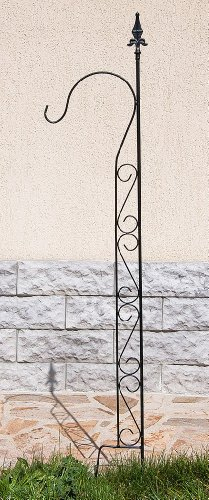 Tuteur avec 1 support treillis en métal H de 144 aide d'escalade avec crochets Treillage