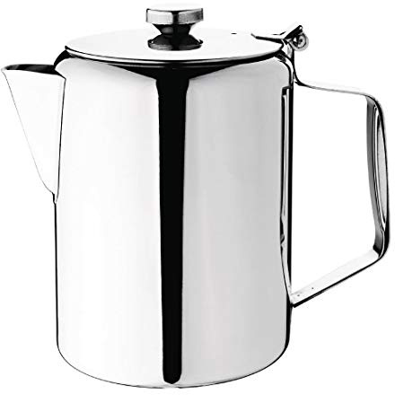 Olympia Concorde Coffee Pot Stainless Steel 70Oz 2L Espresso Maker Italian