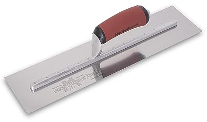 MARSHALLTOWN Stainless Steel Finishing Trowel, 5 x 20 Inch Concrete, Masonry and Drywall Finishing Tool, Made in The USA, MXS64SSD
