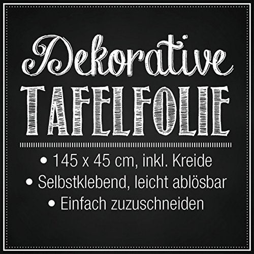 Tafelfolie Set 145 x 45 cm inkl. Kreide