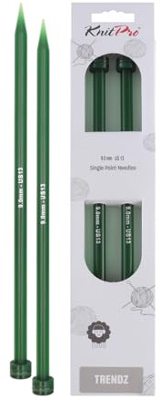 KnitPro KP51217 Aiguilles Double Pointes Bois Multicolore 35 cm x 9,00 mm