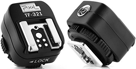 Pixel TF-321 Pixel e-TTL Flash Hot Shoe to Pc Adapter for Canon DSLRs and Flashguns