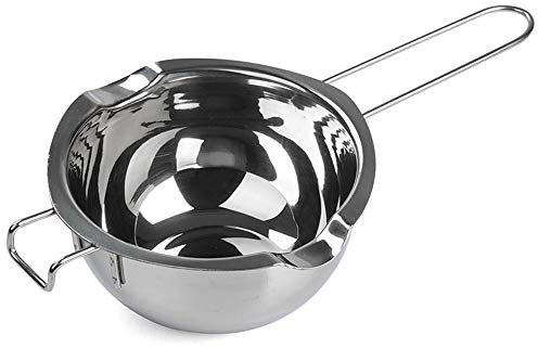 Stainless Steel Double Boiler Pot for Melting Chocolate, Candy and Candle Making (18/8 Steel, 2 Cup Capacity, 480ML)