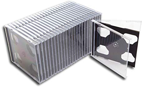 Doppel CD Leerbox schmal Protected (25 Stück)