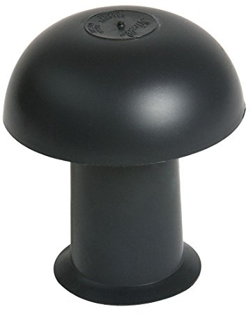 Chapeau de ventilation PVC avec moustiquaire - Diametre : 100 - Couleur : Ardoise