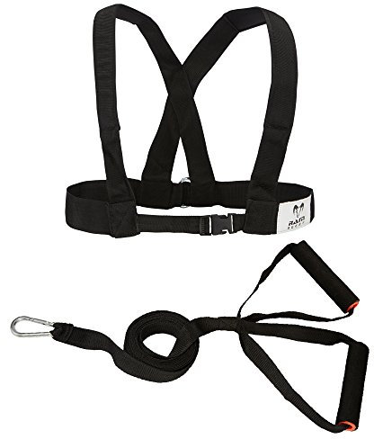 Pro Power Speed Resistor, attrezzature da rugby per allenare la resistenza, nero