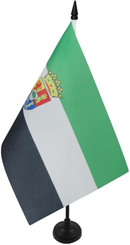 AZ FLAG Bordsflagga Extremadura 21x14 cm 100D Polyester Plastfot