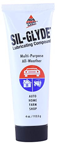 AGS Automotive Solutions SIL-Glyde 4oz Tube: Exceptional Multipurpose Lubricant - Ideal for All Surfaces, Ultimate Weatherproofing & Lubricating Compound - Ensures Smooth Operation