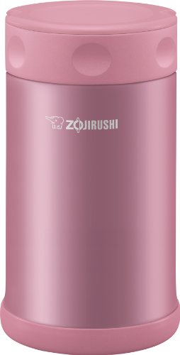 Zojirushi Stainless Steel Food Jar 25 oz. / 0.75 Liter, Shiny Pink