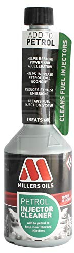 Millers Oils Petrol Injector Cleaner Petrol Fuel Additive, 250ml