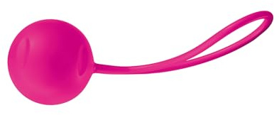 JOYDIVISION Joyballs Trend-Single, Originale Liebeskugel in magenta, Beckenbodentrainings-Kugeln aus Silikomed