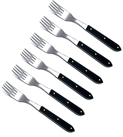 6 Stück Menügabel POM spitz Marsvogel Solingen # 21 00 05 Tafelgabel Gabel