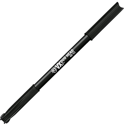 SKS GERMANY VX 48-53 Rahmenpumpe (Luftpumpe für alle Ventilarten, Klemmbefestigung am Rahmen, praktischer Duo-Kopf, Klemmlänge: 400 - 450 mm, max. Druck: 6 bar/87 PSI), Schwarz