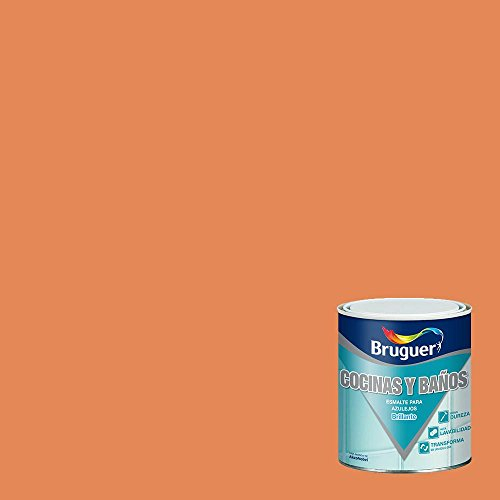 BRUGUER Esmalte Azulejos Naranja Teja 750 ML