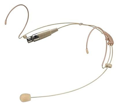 PROEL EIKON HCM23AK - Microfono ad archetto a condensatore miniaturizzato con connettore mini cannon XLR 3F Femmina, necessita di BODYPACK, color carne