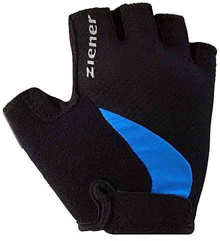 Ziener Kinder CRIDO Fahrrad-, Mountainbike-, Radsport-Handschuhe | Kurzfinger - atmungsaktiv/dämpfend, persian blue, L
