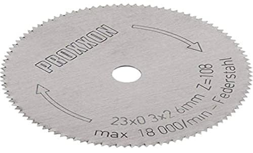 PROXXON 2228652 - Microfono disco corte micro cutter 23 x 0,3 mm (1 u), Nero