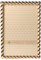 Lawrence Frames 712046 Bilderrahmen aus goldenem Seil, 10 x 15 cm