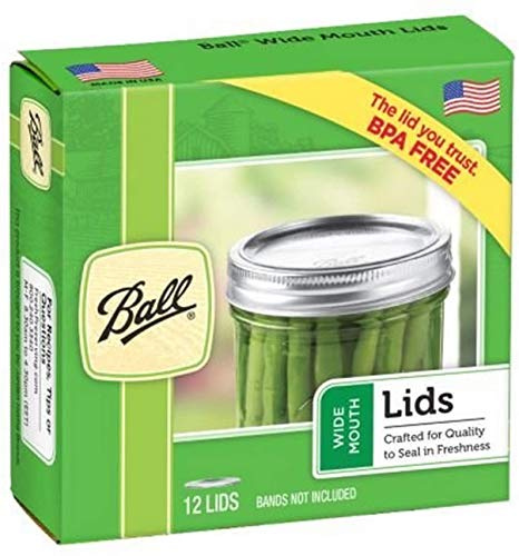 12 x Ball Replacement Wide Mouth Jar Lids