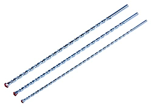 Amtech F2800 3 Piece 400mm masonry drill bit set