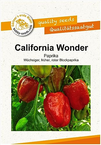 Paprikasamen California Wonder Blockpaprika Portion