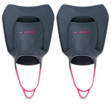 Speedo Biofuse Fitness Fin - Grey/Pink, X-Large