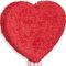 Unique 65998 Cuore Rosso Pinata-Tirare la Corda, Paper, Red