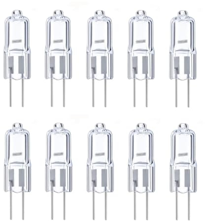 LISSEK 10 x Halogen Stiftsockellampe Kapsel Lampe G4 20W 20 Watt 12V Leuchtmittel