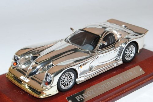 Panoz Esperante GTR-1 Chrom Coupe Le Mans 1/43 Modellcarsonline Modell Auto