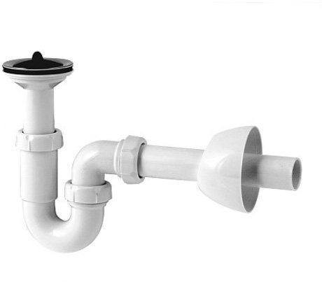 Jimten s352 - Sifon curvo fregadero +alargadera plafon s352 1.1/4