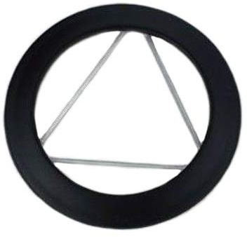 Rosace emaillee Noir Mat 130